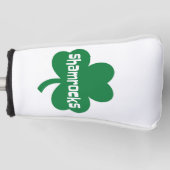 Shamrocks Putter Hoesje Golfheadcover (Voorkant)