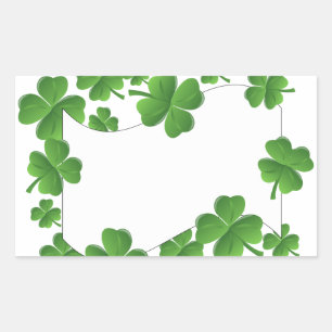 Shamrocks Rechthoekige Sticker