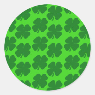 Shamrocks Ronde Sticker