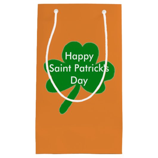 Shamrocks Saint Patrick's Day Cadeauzakken Klein Cadeauzakje (Voorkant)