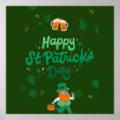 Shamrocks & Shenanigans: een St. Patrick's Day Poster (Voorkant)