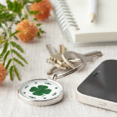 Shamrocks Sleutelhanger (Zijkant)