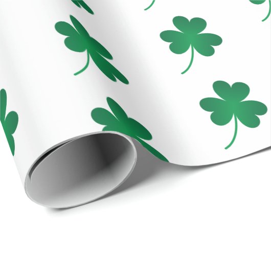 SHAMROCKS/St. Patrick's Wrapping Paper Cadeaupapier (Rol Hoek)