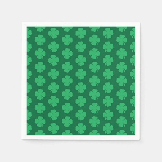 Shamrocks, symbool van St. Patrick's Day, Servet (Voorkant)