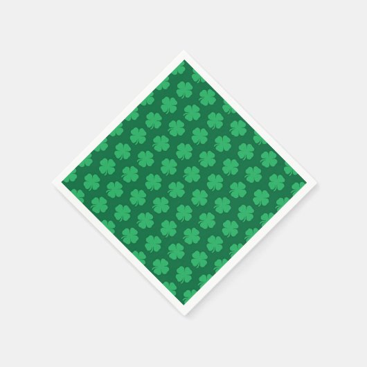 Shamrocks, symbool van St. Patrick's Day, Servet (Hoek)