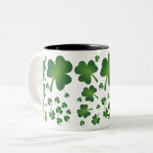 Shamrocks - tasse du jour de St Patrick (Devant gauche)