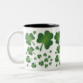 Shamrocks - tasse du jour de St Patrick (Gauche)