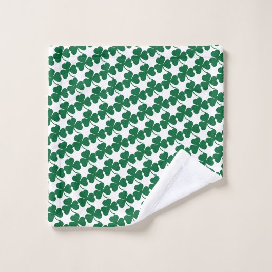 Shamrocks verts (Gant de toilette)