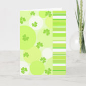 Shamrocks verts - Carte (Devant)