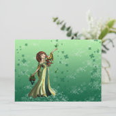 Shamrocks verzamelen (Staand voorkant)