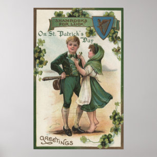 Shamrocks voor eenden poster
