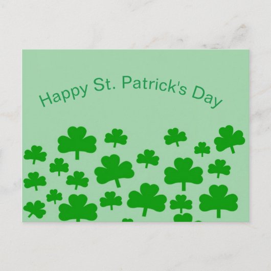 Shamrockveld Briefkaart (Voorkant)