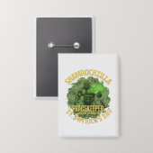 Shamrockzilla Peacekeeper: St. Patrick’s Day Kaiju Button (Voorkant / Achterkant)