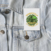 Shamrockzilla Peacekeeper: St. Patrick’s Day Kaiju Button (Insitu)