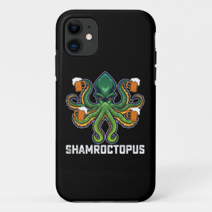 Shamroctopus Octopus Lover St Patrick's Day iPhone 11 Hoesje