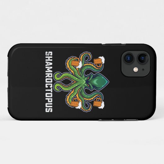 Shamroctopus Octopus Lover St Patrick's Day Case-Mate iPhone Case (Achterkant (horizontaal))