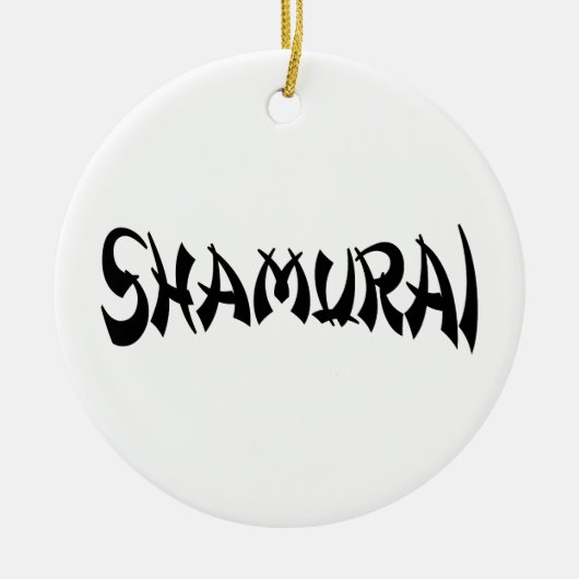 SHAMURAI KERAMISCH ORNAMENT (Voorkant)