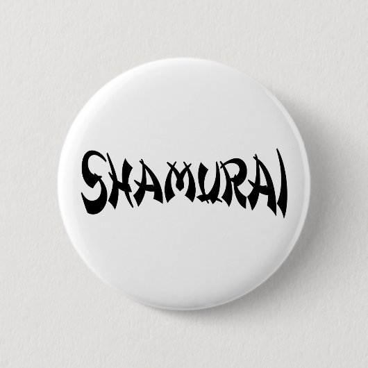 SHAMURAI RONDE BUTTON 5,7 CM (Voorkant)