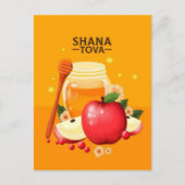 Shana Tova - Bonne Carte de Jour de l'An juif (Devant)