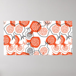 SHANA TOVA CARD, Rosh Hashanah Wenskaart, met h Poster