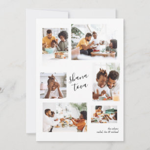 Shana Tova Fotogalerie Collage joods nieuwjaar Feestdagenkaart