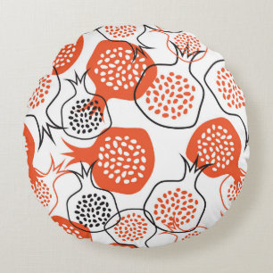 SHANA TOVA: Granaatappel Kaart Rond Kussen