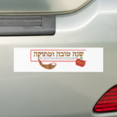 Shana Tova Humetuka Bumpersticker (Op auto)