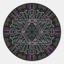 Shana Tova Joods Nieuwjaar Ronde Sticker