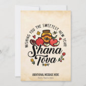 Shana Tova, Rosh Hashanah, Joods Nieuwjaar Feestdagenkaart (Voorkant)