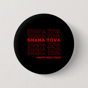Shana Tova Rosj Hasjana Joods Nieuwjaar Meme Dan Ronde Button 5,7 Cm