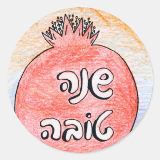 Shana Tova - Sticker rond