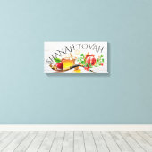 Shanah Tovah Canvas Art Afdruk (Insitu (Houten vloer))