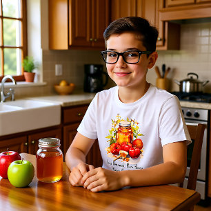 🐝Shanah Tovah met aangepaste tekst Sweet Beginnin Tri-Blend Shirt