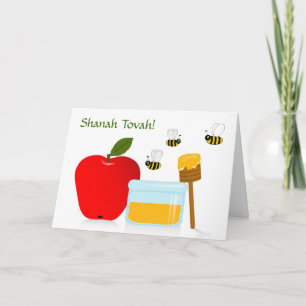 Shanah Tovah Rosh Hashanah Joods Nieuwjaar Feestdagen Kaart