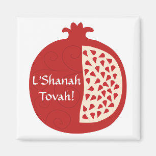 Shanah Tovah Rosh Hashanah Jwish nieuwjaar Magneet