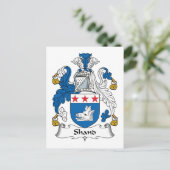 Shand Family Crest Briefkaart (Staand voorkant)