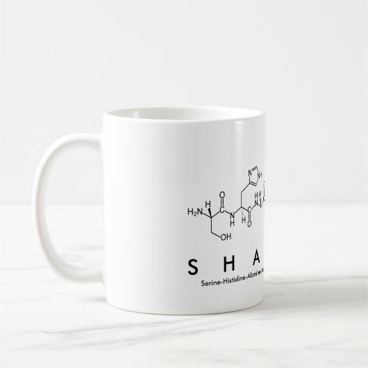 Shandra peptide nom mug (Gauche)
