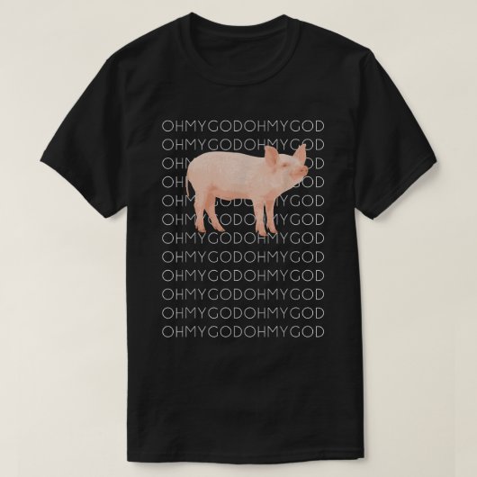 Shane Dawson Oh mijn God Pig T-shirt (Design voorkant)
