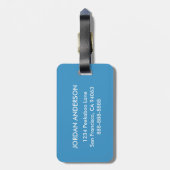 Shane de Donkey Bagagelabel (Achterkant verticaal)