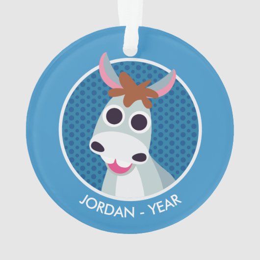 Shane de Donkey Ornament (achterkant)