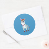 Shane de Donkey Ronde Sticker (Envelop)