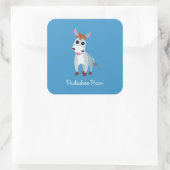 Shane de Donkey Vierkante Sticker (Tas)