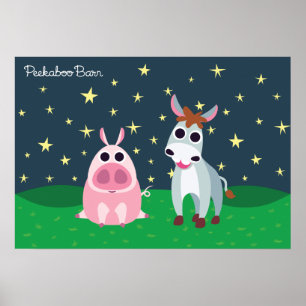 Shane & Leary bij nacht Poster