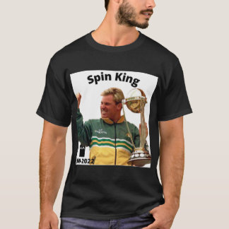 Shane Warne Cricket Player - Spin King T-shirt
