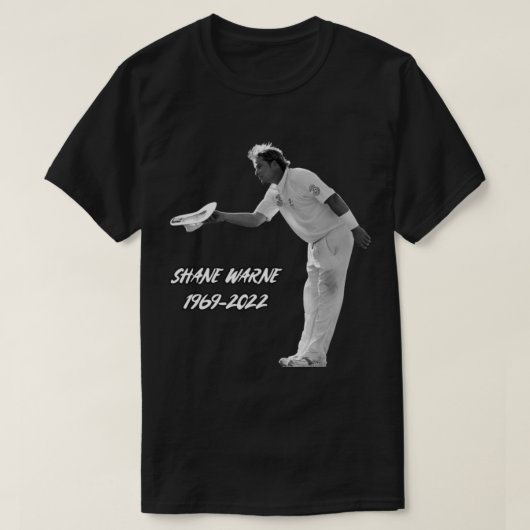 Shane Warne                                        T-shirt (Design voorkant)