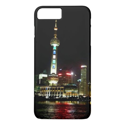 Shanghai à la nuit Coque-Mate coque iphone (Dos)