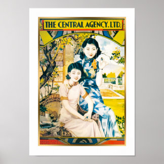 Shanghai Beauty Chinees Adverteren Poster