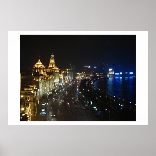 Shanghai Bund Poster (Voorkant)