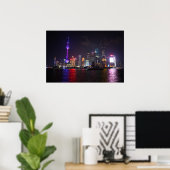 Shanghai by night Poster (Bureau à domicile)