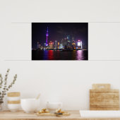 Shanghai by night Poster (Cuisine)